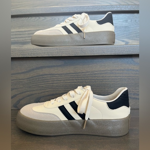 CKNSTS Cream and Black Sneaker - Picture 4 of 8